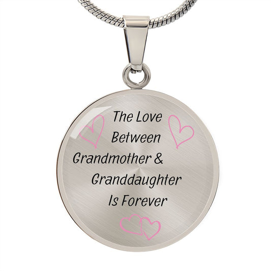 Grandmother & Granddaughter | The Love | Circle Luxury Necklace