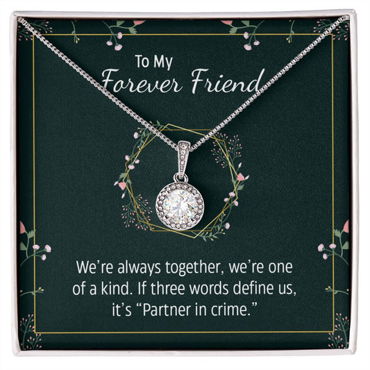 To My Forever Friend | Partner in Crime | Eternal Hope Necklace