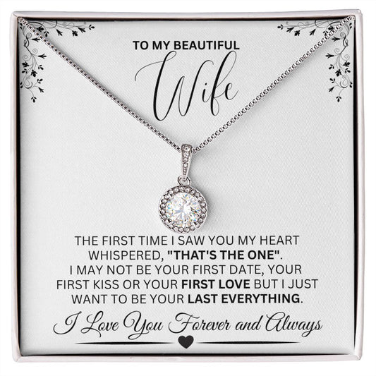 To My Beautiful Wife | That's The One | Eternal Hope Necklace