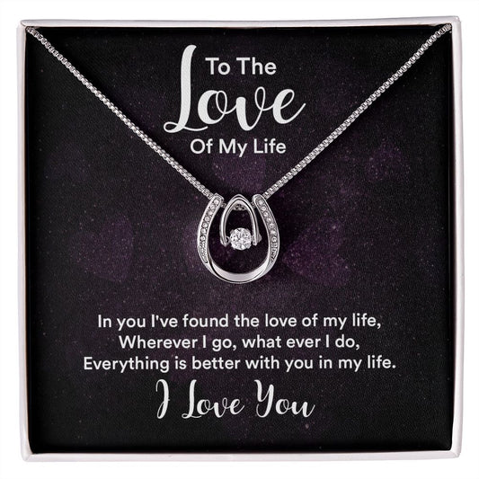 Love of My Life | Better with You | Lucky in Love Necklace
