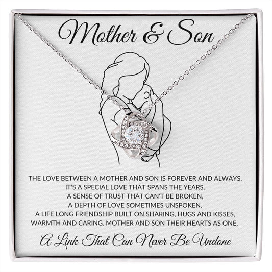 Mother & Son | Undone | Love Knot Necklace