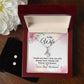 To My Wife | Loved You Then | Alluring Beauty Necklace and Cubic Zirconia Earring Set