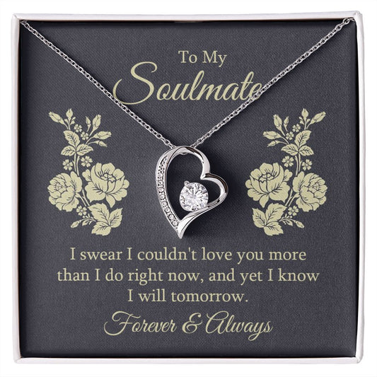 My Soulmate | Love You More | Forever Love Necklace
