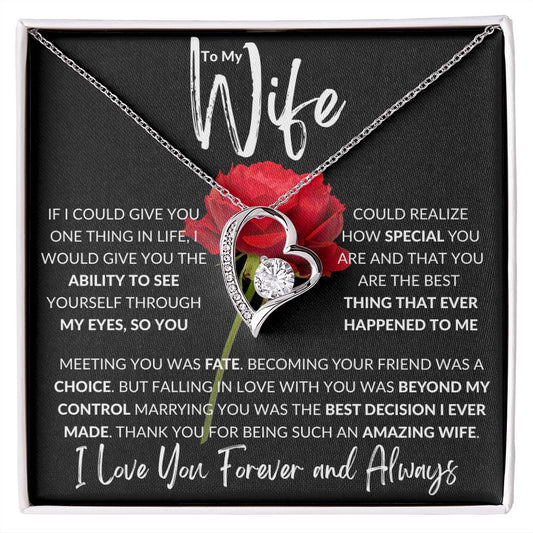 To My Wife | The Best Rose | Forever Love Necklace