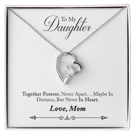 To My Daughter | Together Forever | Forever Love Necklace