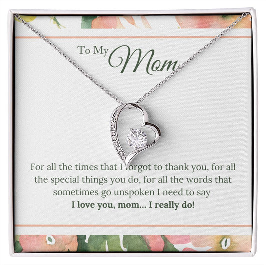My Mom | Thank You | Forever Love Necklace