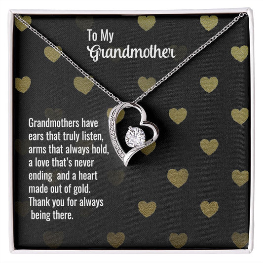 My Grandmother | Thank you | Forever Love Necklace