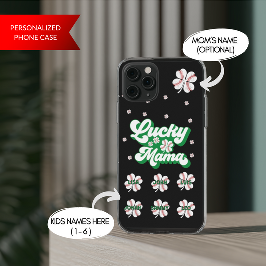 Personalized Irish Baseball Mom Phone Case