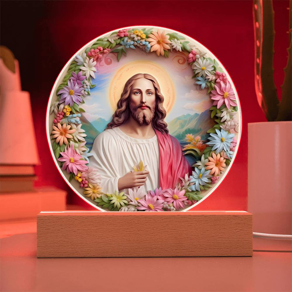 Jesus Easter 3D Look Acrylic Plaque