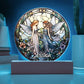 Fairy Stained Glass Plaque