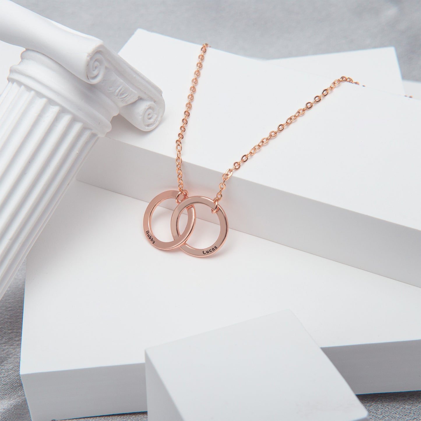 Interlocking Circle Necklace