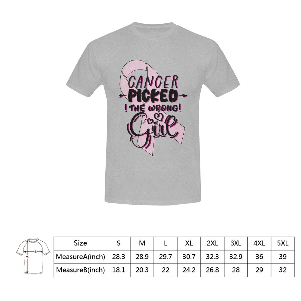 Cancer Picked The Wrong Girl TShirt