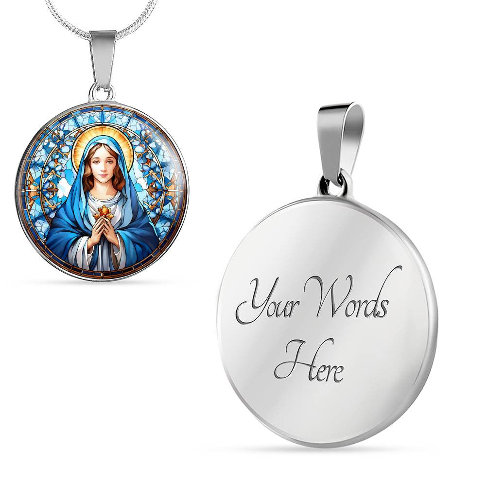 Virgin Mary Necklace