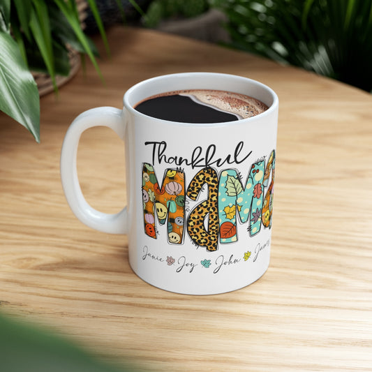 Thankful Mama Ceramic Mug and Hoodie