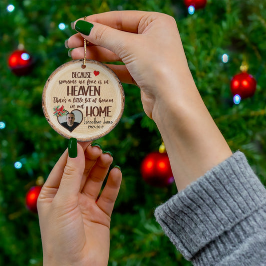 Personalized Memorial Christmas Ornament - Remembrance Gift