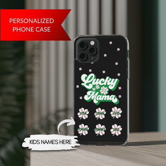 Irish Baseball Mama Clear Phone Case