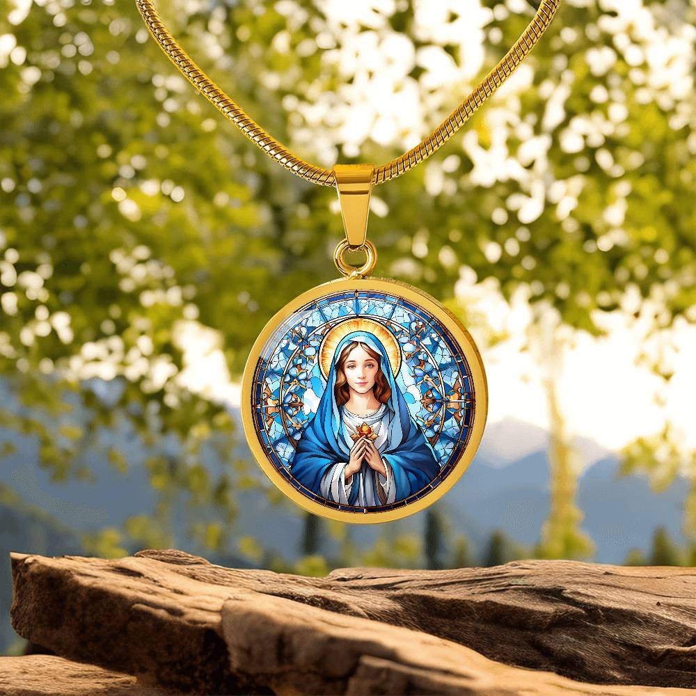 Virgin Mary Necklace