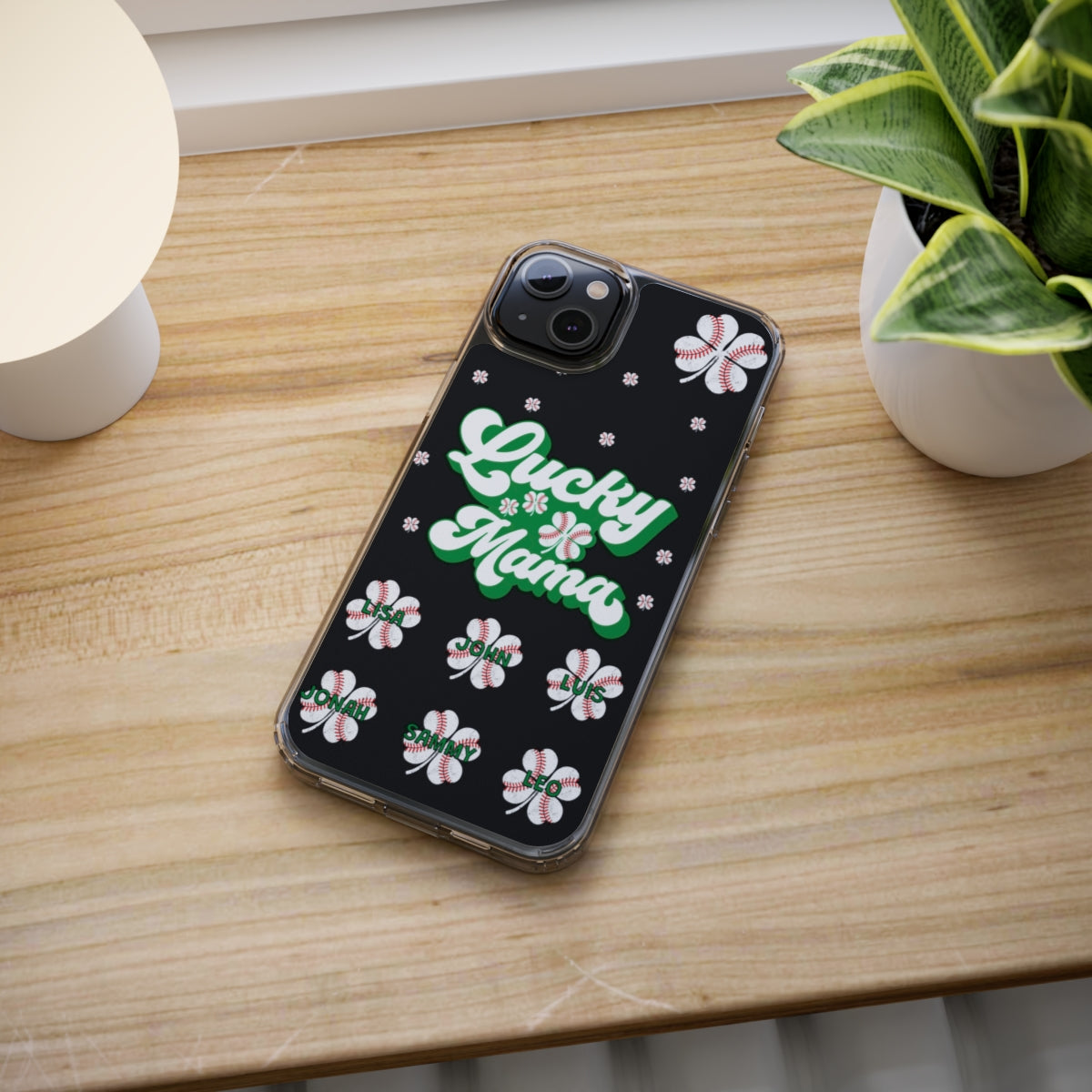 Personalized Irish Baseball Mom Phone Case