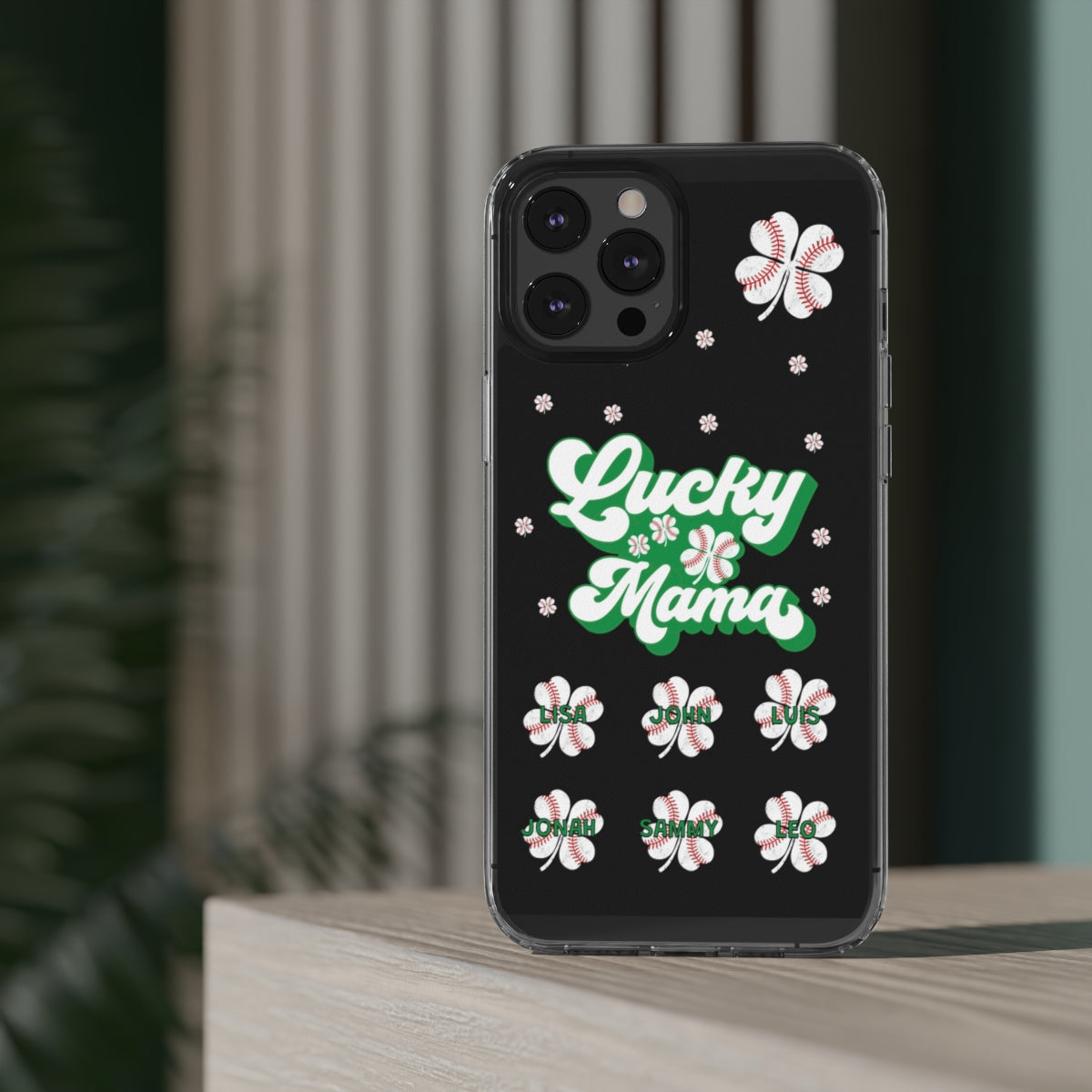 Personalized Irish Baseball Mom Phone Case