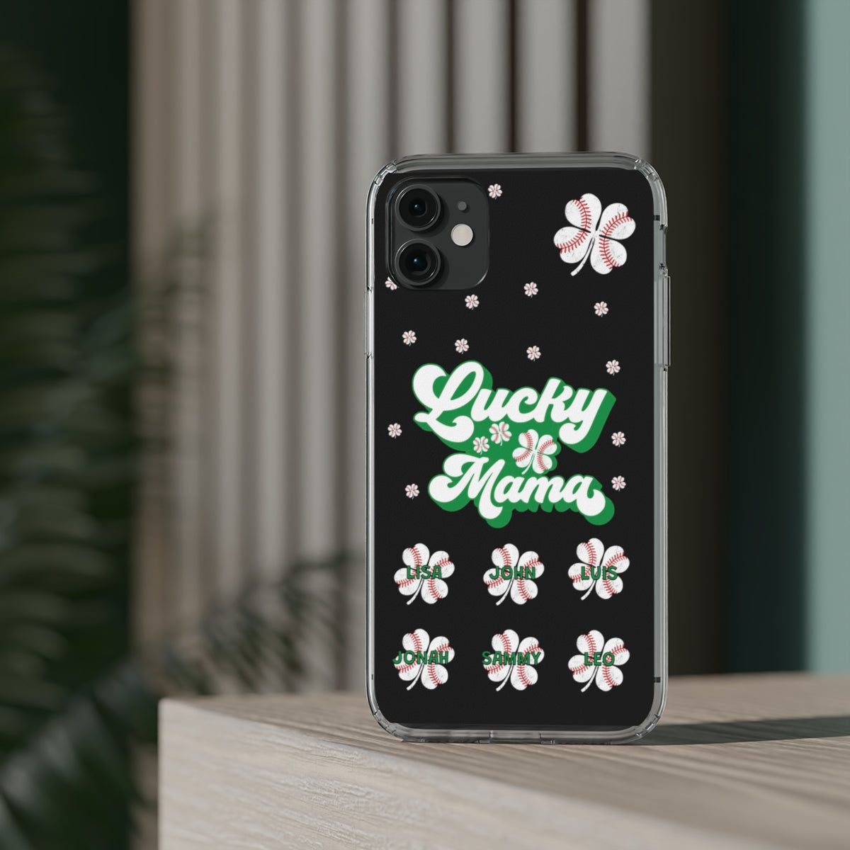 Personalized Irish Baseball Mom Phone Case