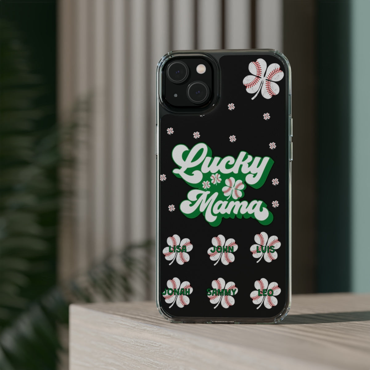 Personalized Irish Baseball Mom Phone Case