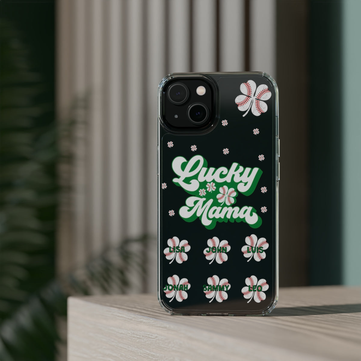 Custom Saint Patricks Day Baseball Mom Gift - Samsung Galaxy 21 - s22 Ultra iPhone 11 - 14 Pro