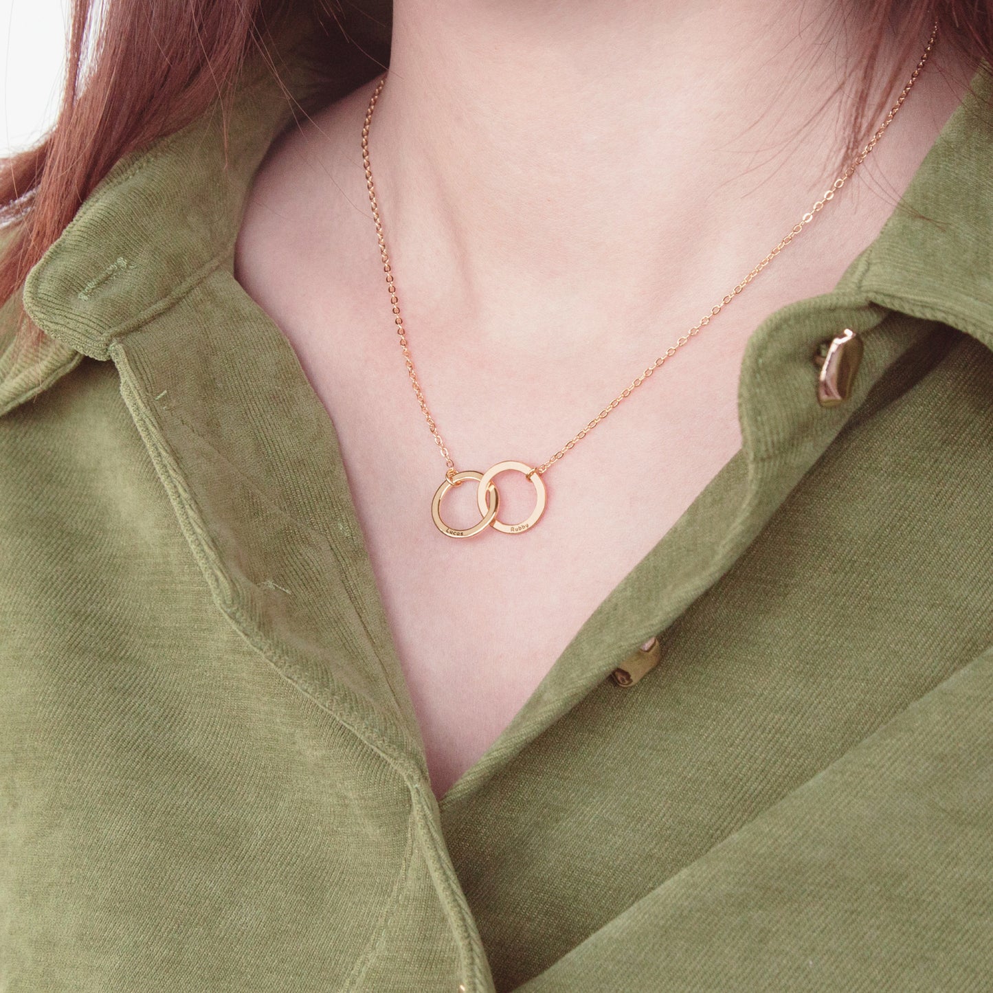 Interlocking Circle Necklace