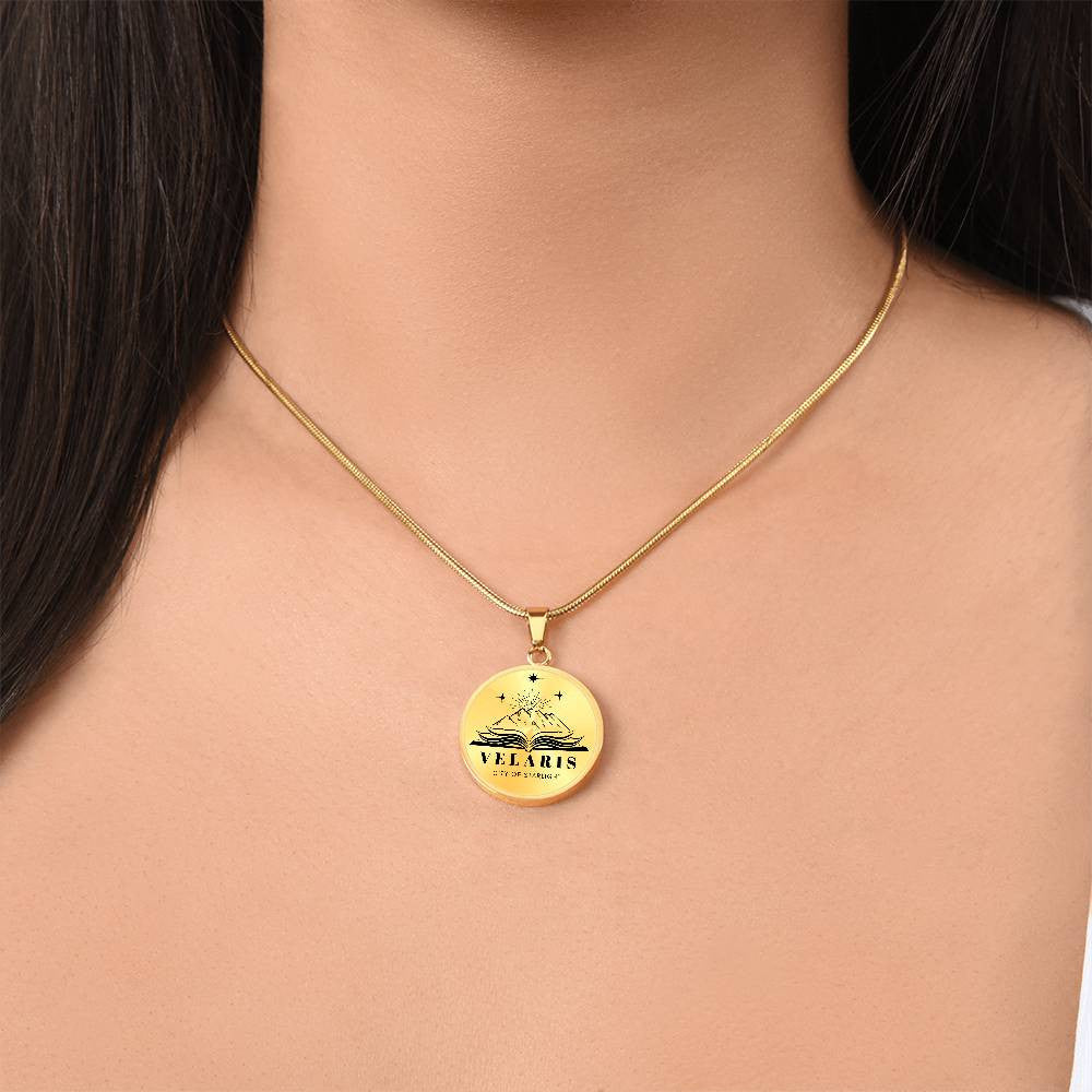 Personalized Acotar Velaris City Of Starlight Necklace