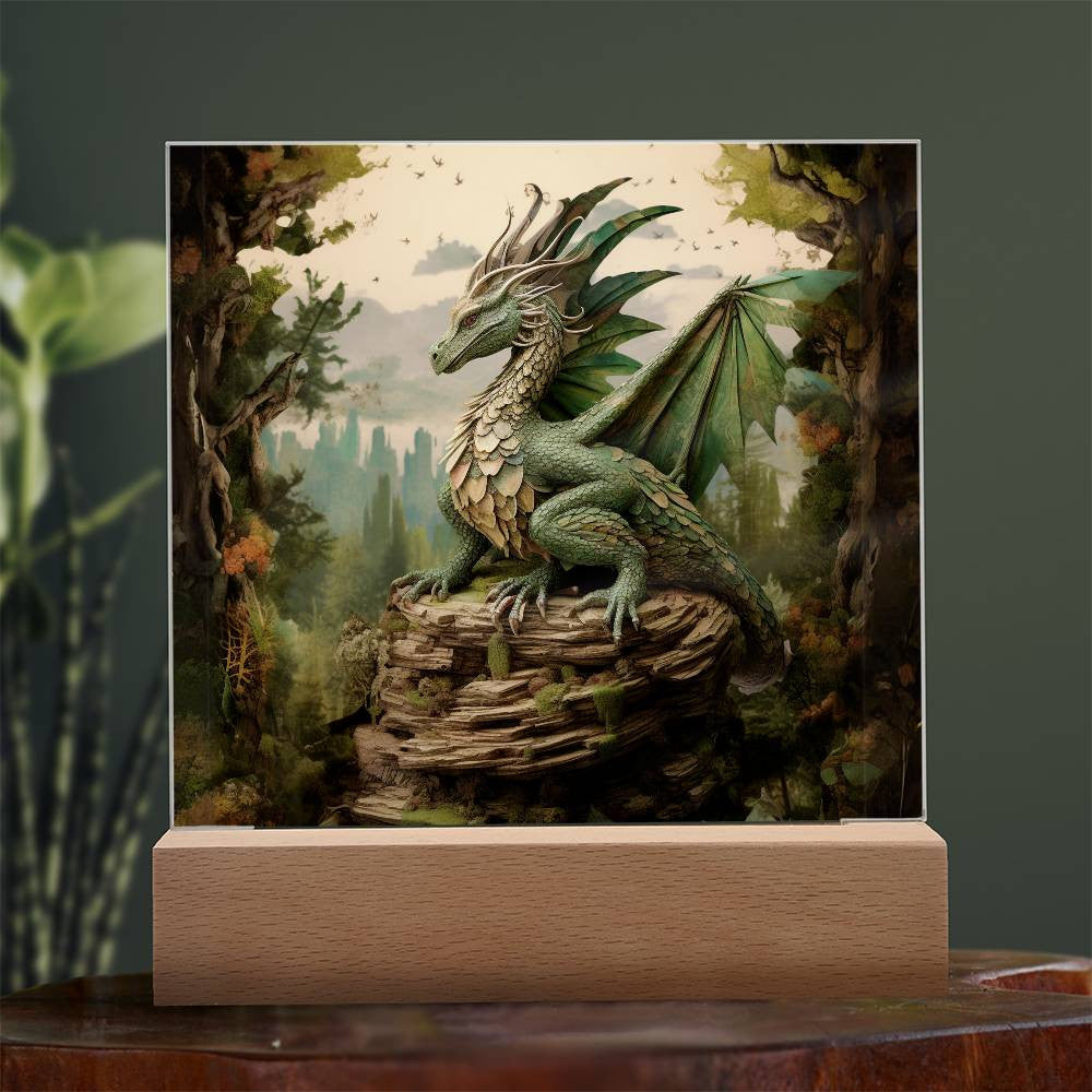 Mythical Dragon Plaque