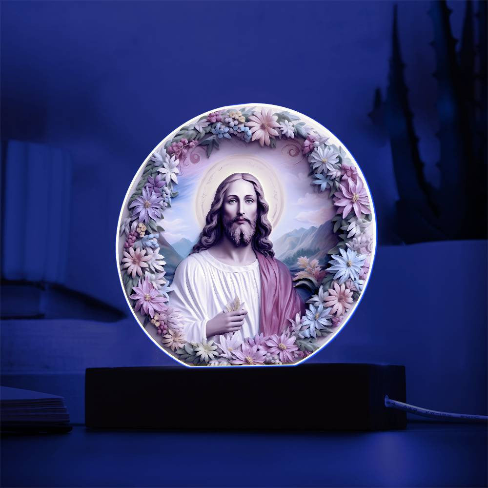 Jesus Easter 3D Look Acrylic Plaque