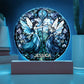 Personalized Fairy Stained Glass Night Light