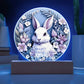 Personalized 3D Look Baby First Easter Night Light Plug In