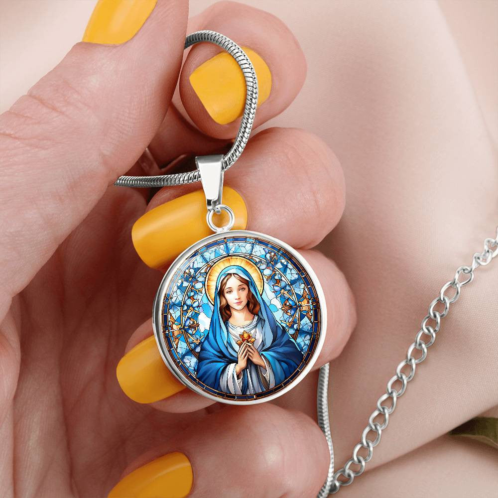 Virgin Mary Necklace