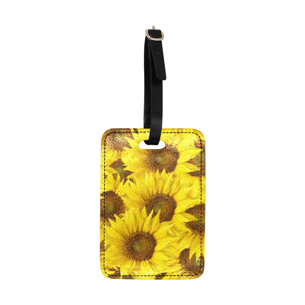 Sunflower Luggage Tag