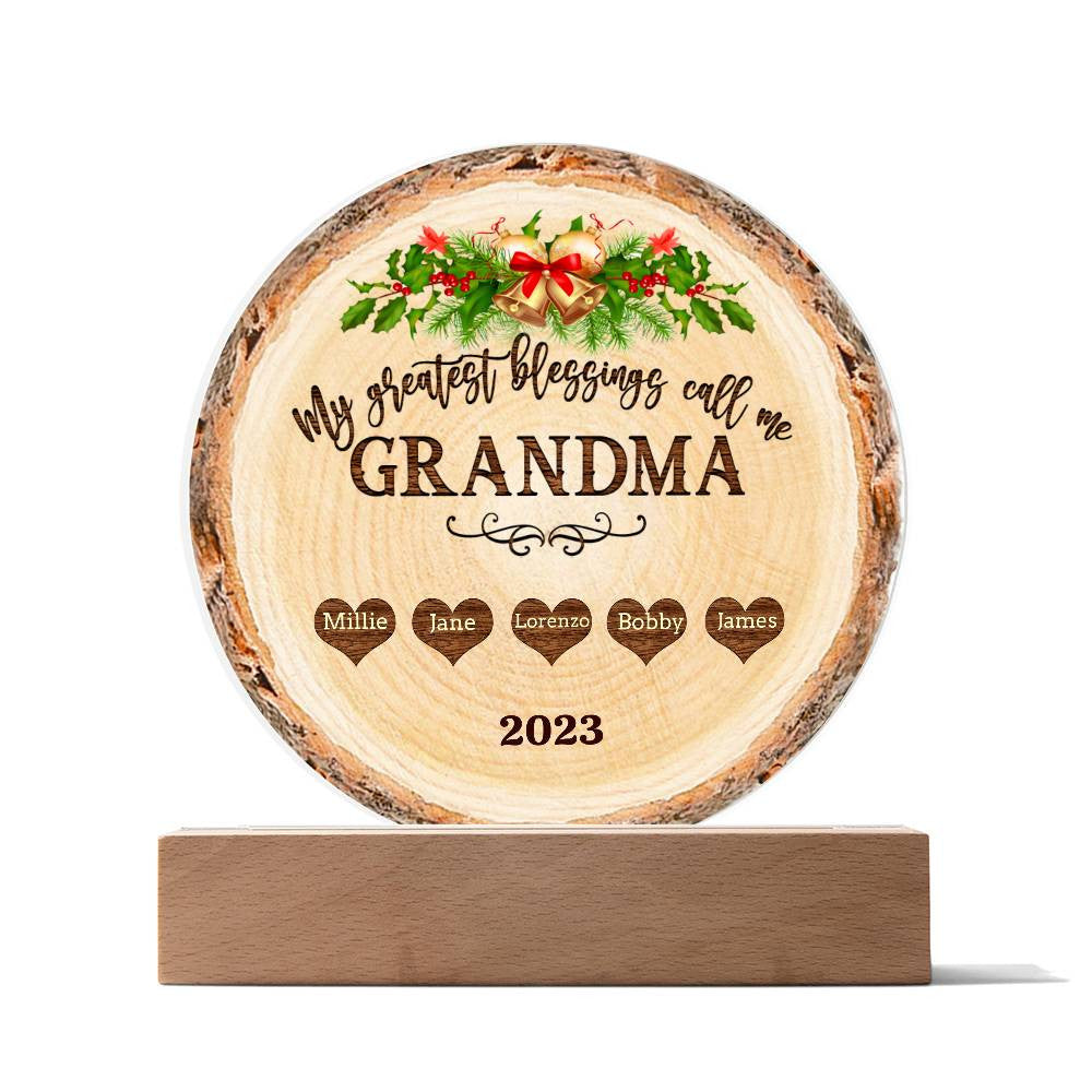 Grandma Blessings Plaque