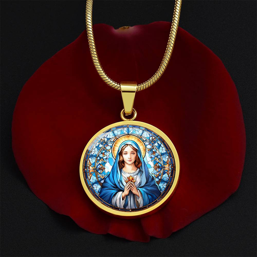 Virgin Mary Necklace