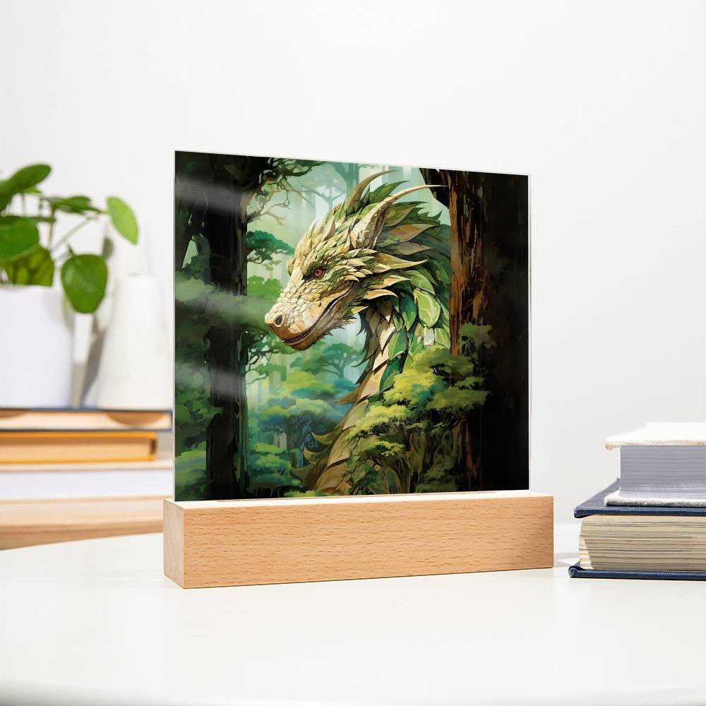 Dragon Plaque and LED Light