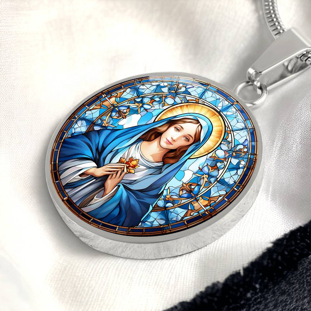 Virgin Mary Necklace