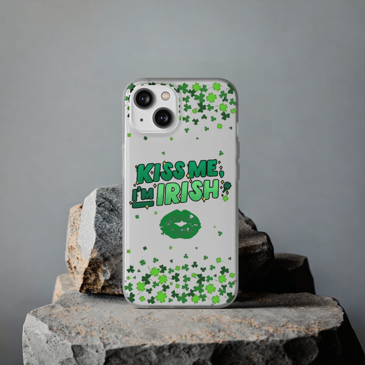 Kiss Me I'm Irish Phone Case - Samsung s10 - s23 Ultra, iPhone 7 - 14 Pro Max