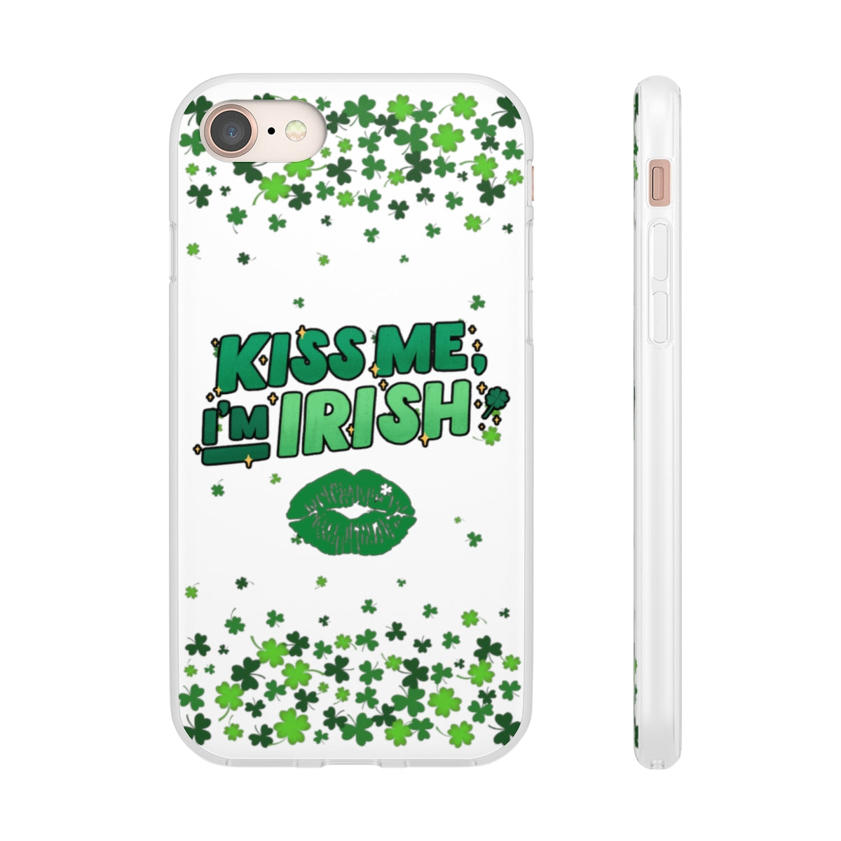 Kiss Me I'm Irish Phone Case - Samsung s10 - s23 Ultra, iPhone 7 - 14 Pro Max