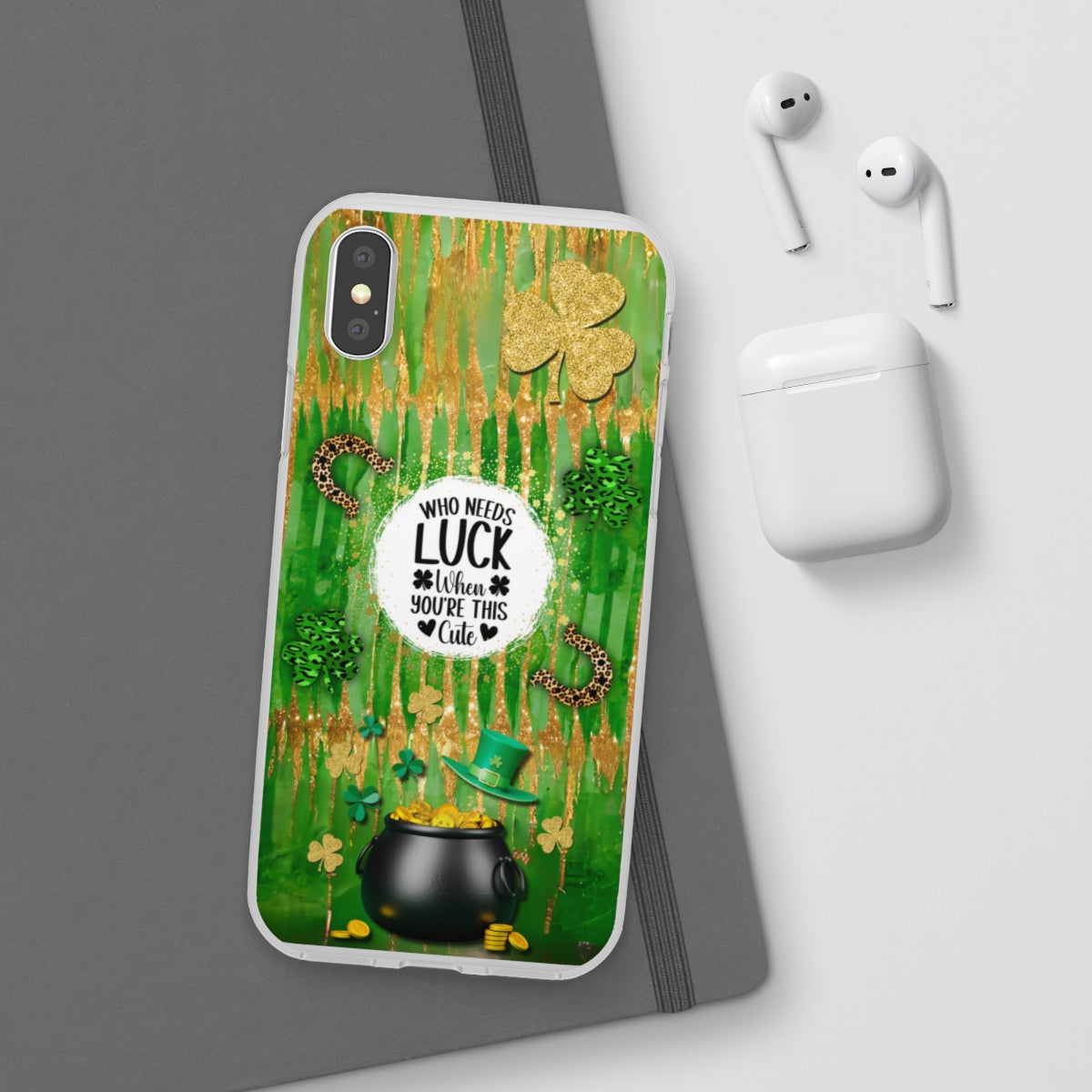 Luck of the Irish Phone Case - Samsung s10 - s23 Ultra, iPhone 7 - 14 Pro Max