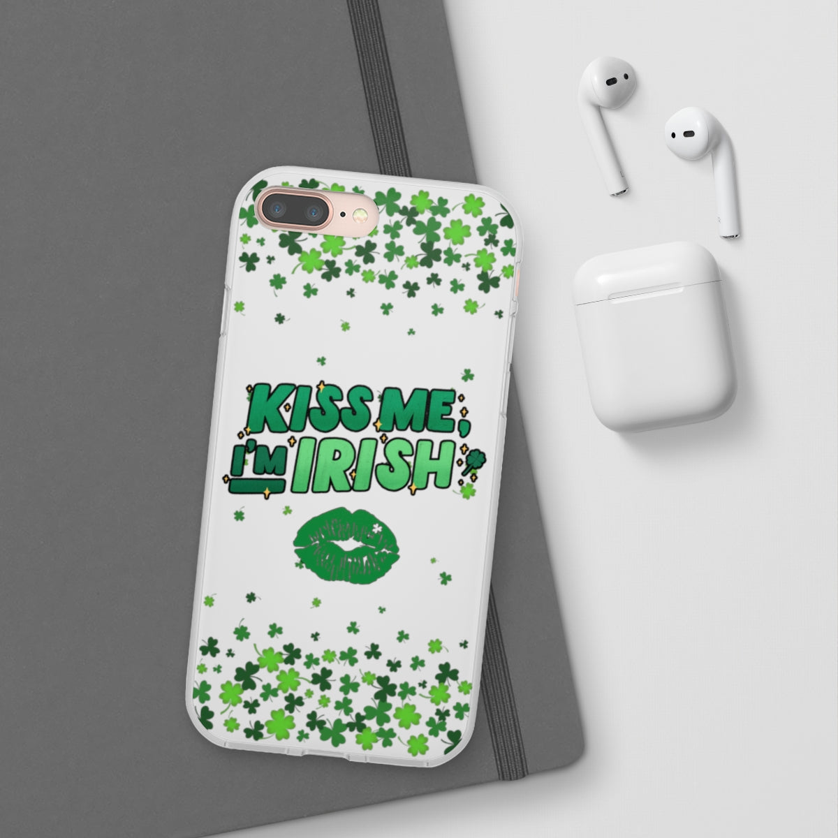 Kiss Me I'm Irish Phone Case - Samsung s10 - s23 Ultra, iPhone 7 - 14 Pro Max