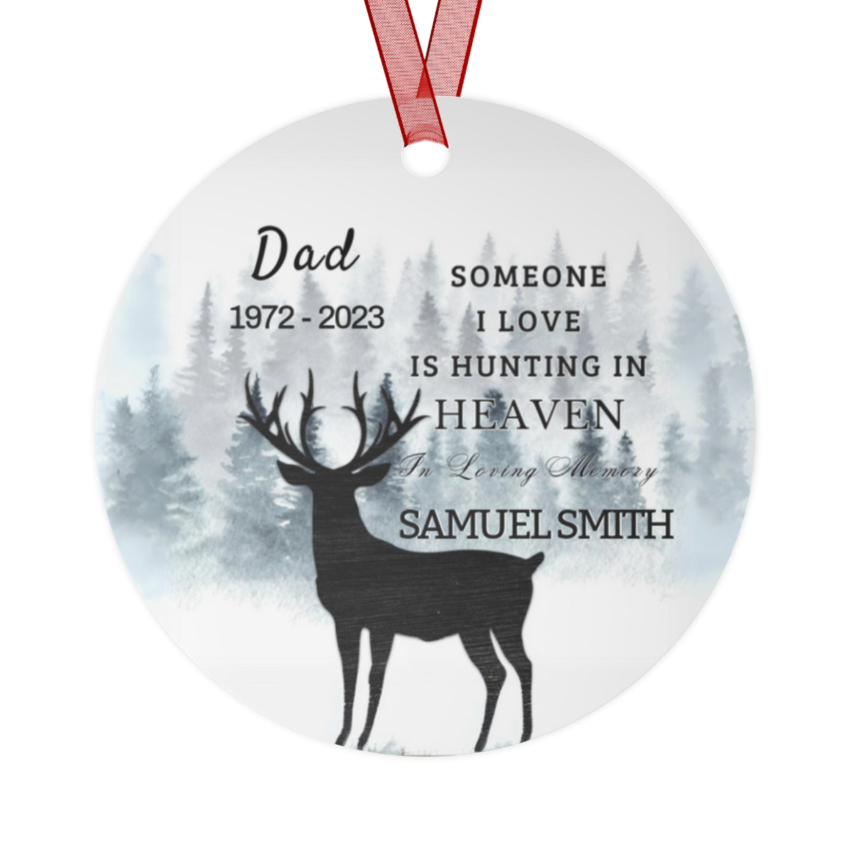 Dad Remembrance Ornament Gift
