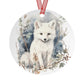 White Wolf Ornament