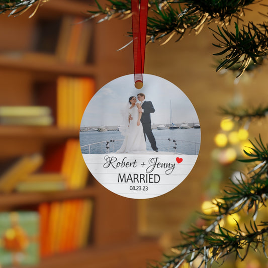 Mr and Mrs Christmas Ornament