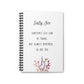 Personalized Life Can Be Tough Spiral Notebook - Ruled Line