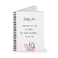Personalized Life Can Be Tough Spiral Notebook - Ruled Line